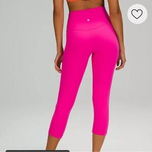 lululemon Align™ High-Rise Crop 21" Size 4 Sonic Pink